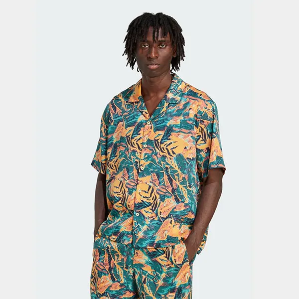Bộ Quần Áo Cộc Tay Nam Adidas Originals Archive Floral Resort KC5901/KB8370 Màu Xanh Phối Vàng Size XS (Form Âu) - Thời trang - Vua Hàng Hiệu