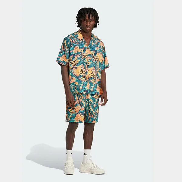 Bộ Quần Áo Cộc Tay Nam Adidas Originals Archive Floral Resort KC5901/KB8370 Màu Xanh Phối Vàng Size XS (Form Âu) - Thời trang - Vua Hàng Hiệu