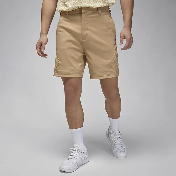 Bộ Quần Áo Cộc Tay Nam Nike Air Jordan Màu Trắng/Be Size M