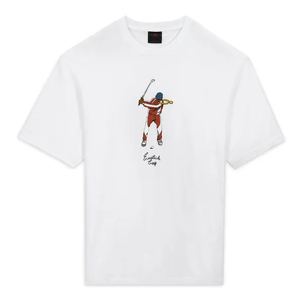 Bộ Quần Áo Cộc Tay Nam Nike Air Jordan Màu Trắng/Be Size M