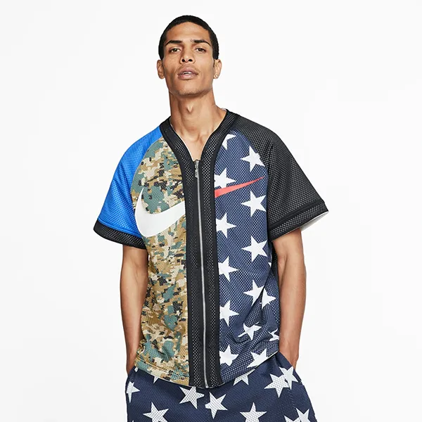Bộ Quần Áo Cộc Tay Nam Nike Camisa NikeLab Collection Masculina Màu Xanh (Form Âu) Size XS - Thời trang - Vua Hàng Hiệu