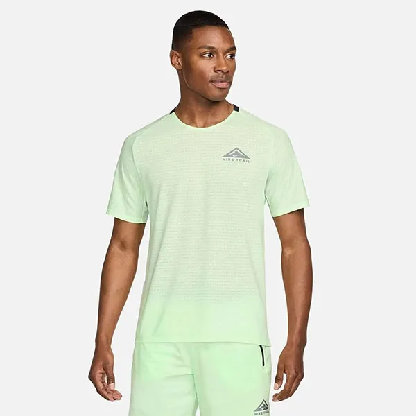 Bộ Quần Áo Cộc Tay Nam Nike Dri-Fit Trail Solar Chase DV9305-376 / DV9311-376 Màu Xanh Lá Size S
