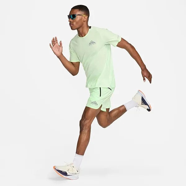 Bộ Quần Áo Cộc Tay Nam Nike Dri-Fit Trail Solar Chase DV9305-376 / DV9311-376 Màu Xanh Lá Size S