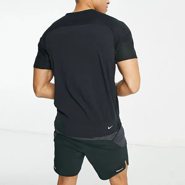 Bộ Quần Áo Cộc Tay Nam Nike Dri-Fit Trail Solar Chase Màu Đen Size S (Form Á)