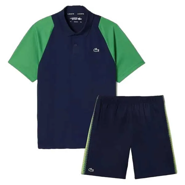 Bộ Quần Áo Nam Lacoste Tennis DH5042-XIO/GH5212 Màu Xanh Size 4