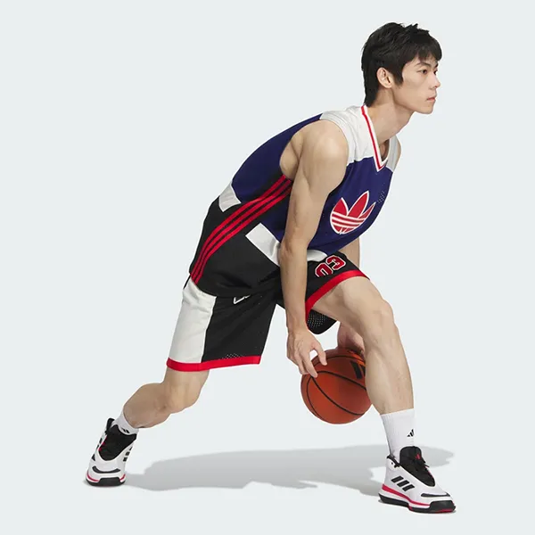 Bộ Thể Thao Nam Adidas Casual Basketbal D6400/JD6398 Màu Đen