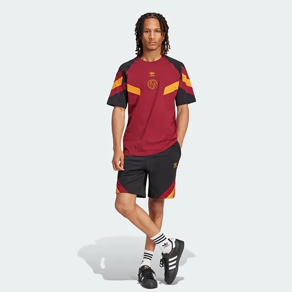 Bộ Thể Thao Nam Adidas AS Roma Originals Black IM7457/IM7454 Màu Đen Phối Đỏ Size S (Form Âu) - Thời trang - Vua Hàng Hiệu