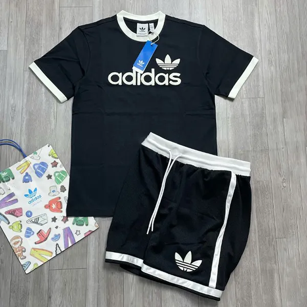 Bộ Thể Thao Nam Adidas Simple Gender Neutral JC8372/ IY7387 Short Màu Đen Size L (Form Á)