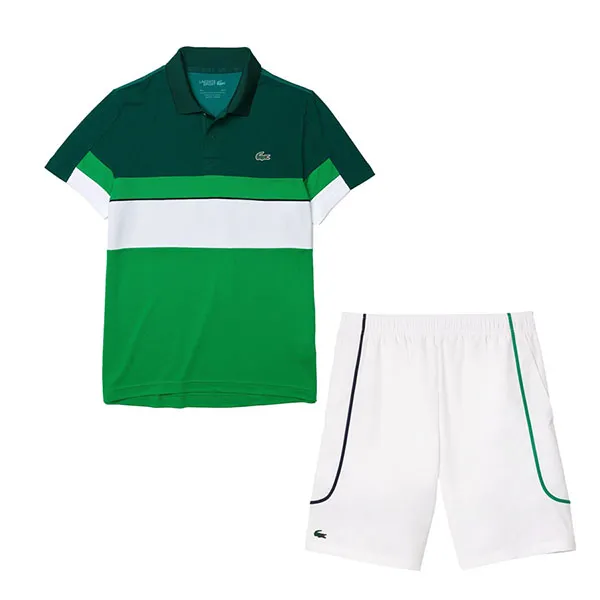 Bộ Thể Thao Nam Lacoste DH6932 6AB / GH7460 001 Màu Xanh Trắng Size 2 - Thời trang - Vua Hàng Hiệu