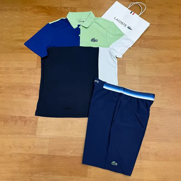 Bộ Thể Thao Nam Lacoste Sportswear DH0850-CMT/ GH0880-78X Màu Xanh Size 4 - Thời trang - Vua Hàng Hiệu