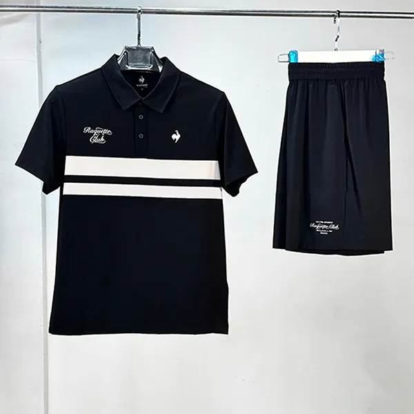 Bộ Thể Thao Nam Le Coq Sportif Men's French Rooster Black Màu Đen Size S - Thời trang - Vua Hàng Hiệu
