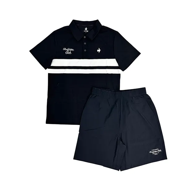 Bộ Thể Thao Nam Le Coq Sportif Men's French Rooster Black Màu Đen Size S - Thời trang - Vua Hàng Hiệu