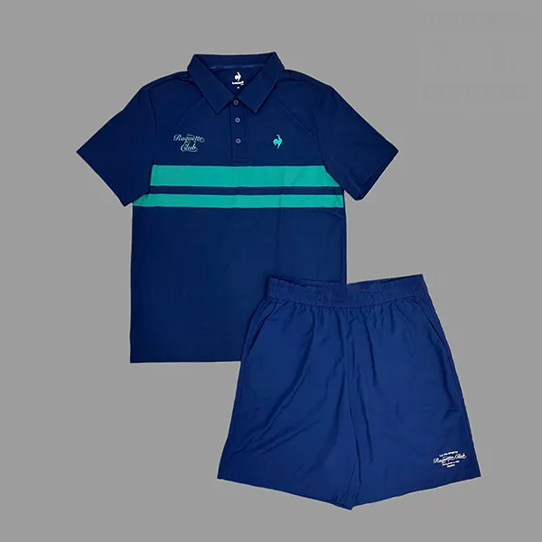 Bộ Thể Thao Nam Le Coq Sportif Men's French Rooster Màu Xanh Navy Size M