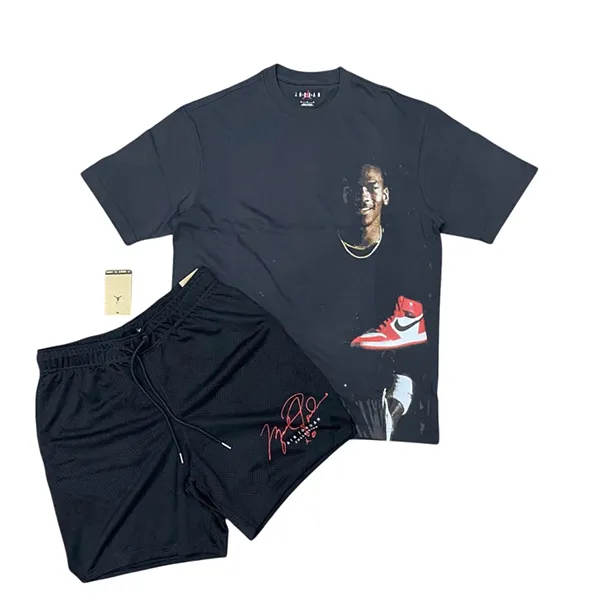 Bộ Thể Thao Nam Nike Air Jordan Sport Màu Đen Size S (Form Âu)
