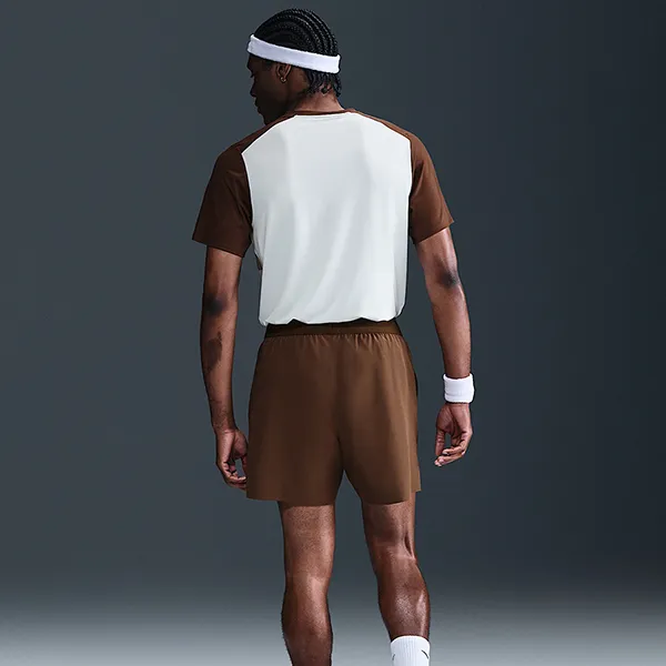 Bộ Thể Thao Nam Nike Court Advantage Men's Tennis Màu Nâu Trắng (Form Á) Size M - Thời trang - Vua Hàng Hiệu