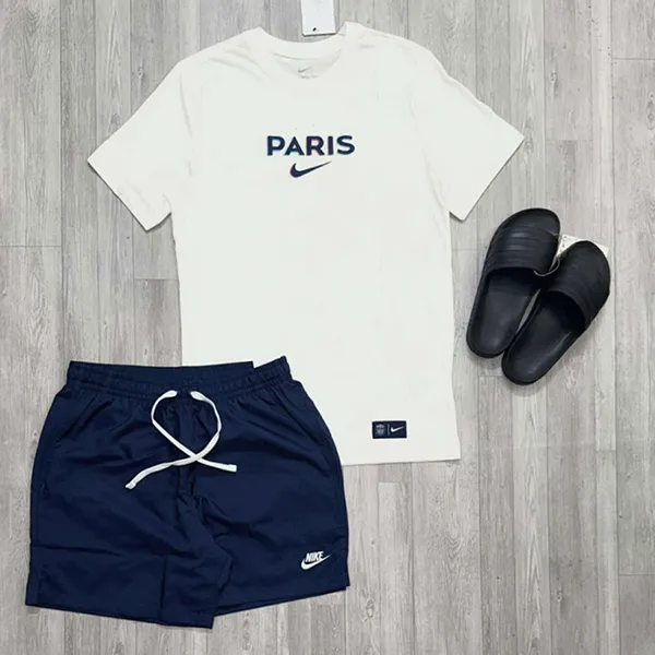 Bộ Thể Thao Nam Nike Football Paris Saint-Germain Màu Xanh Phối Trắng Size M (Form Á) - Thời trang - Vua Hàng Hiệu
