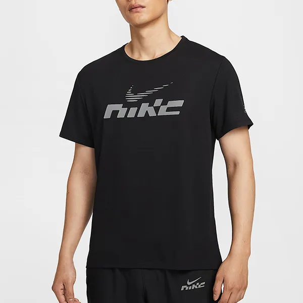 Bộ Thể Thao Nam Nike Miler Flash Dri-FIT IB4128-010/IB4129-070 Màu Đen Size S (Form Á)