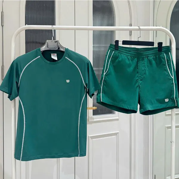 Bộ Thể Thao Nam Wilson Daily Sports Màu Xanh Cổ Vịt Size S (Form China) - Thời trang - Vua Hàng Hiệu