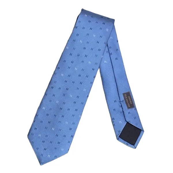 Cà Vạt Hermès Cravate H Scintillant Ciel /Marine /Bleu Gris Màu Xanh Navy
