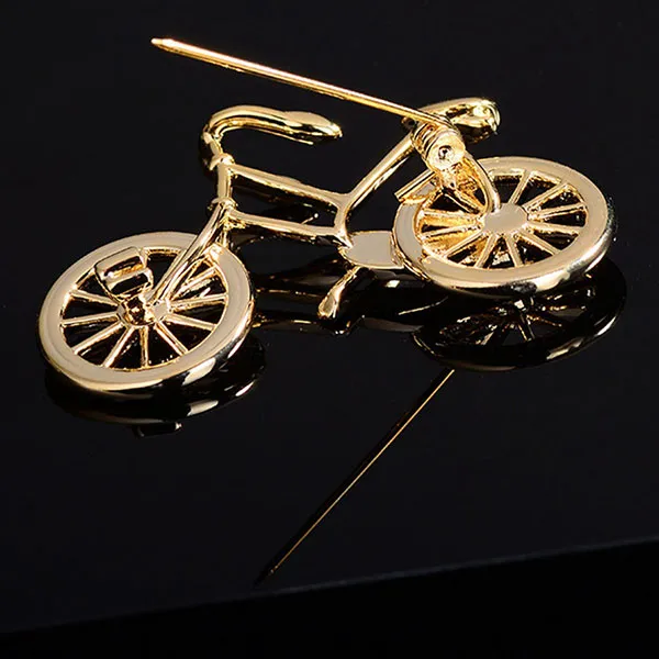 Cài Áo Nữ Meri Dreamy Bicycle BR881 Màu Vàng