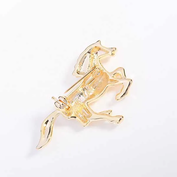 Cài Áo Nữ Meri Golden Horse BR874 Màu Vàng Gold - Phụ kiện - Vua Hàng Hiệu