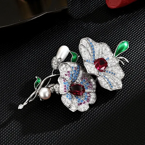 Cài Áo Nữ Meri Morning Glory BR870 Phối Màu