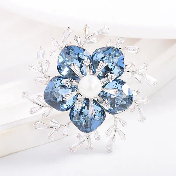 Cài Áo Nữ Meri Radiant Blue BR885 Màu Xanh Blue - Phụ kiện - Vua Hàng Hiệu
