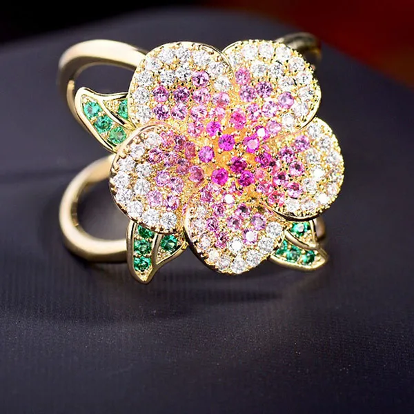 Cài Khăn Nữ Meri Pink Blossom BR878 Màu Hồng