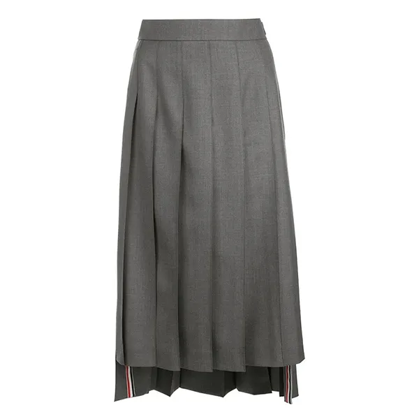 Chân Váy Nữ Thom Browne FGC400A/00626415 Màu Ghi Size 42