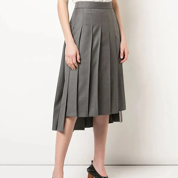 Chân Váy Nữ Thom Browne FGC400A/00626415 Màu Ghi Size 42