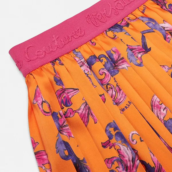 Chân Váy Nữ Versace Jean Couture Pleated Skirt 78HAE805 NS574 565 Màu Cam Size 42 - Thời trang - Vua Hàng Hiệu