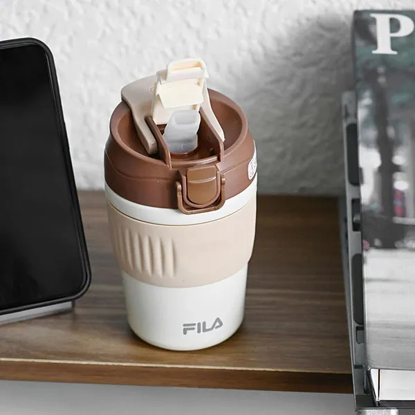 Cốc Giữ Nhiệt Fila Coffee Coffee Tumbler U2D230109 Brown Màu Nâu 350ml
