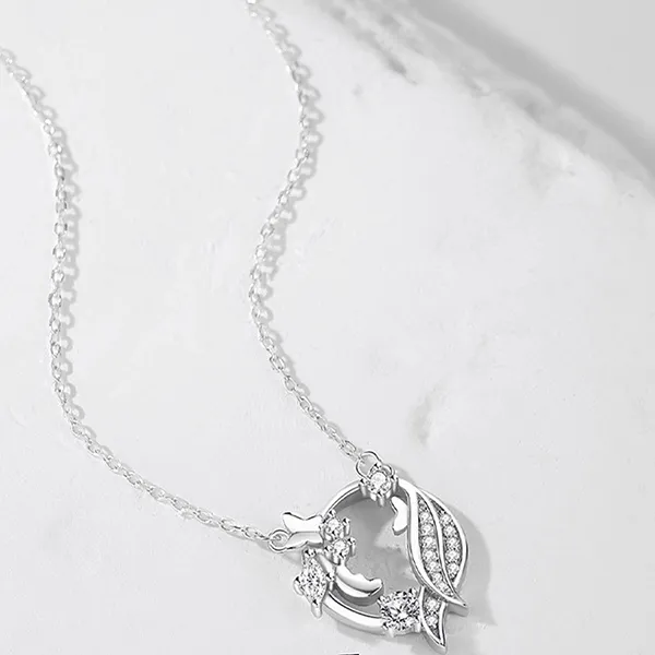 Dây Chuyền Nữ Kya Jewel Enchanting Butterfly KN6 Màu Bạc Trắng