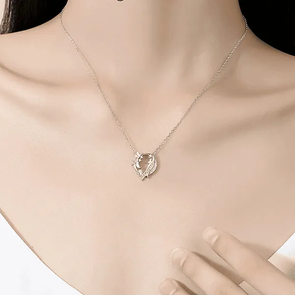 Dây Chuyền Nữ Kya Jewel Enchanting Butterfly KN6 Màu Bạc Trắng
