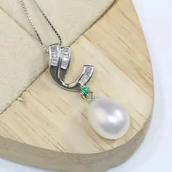 Dây Chuyền Nữ Kya Jewel Modern Twist Pearl JSN11 Màu Bạc