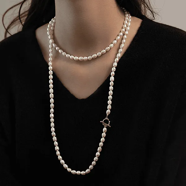 Dây Chuyền Nữ Kya Jewel Ngọc Trai Classic Elegance JN36 Màu Trắng