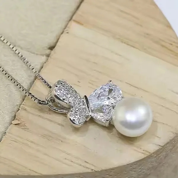 Dây Chuyền Nữ Kya Jewel Radiant Butterfly Pearl JSN9 Màu Bạc