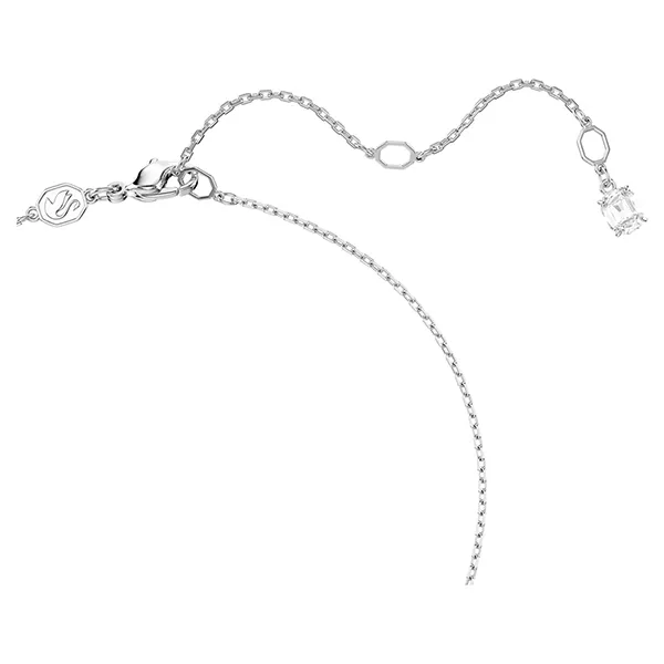 Dây Chuyền Nữ Swarovski Ariana Grande x Swarovski Pendant Mixed Cuts, Heart, White, Rhodium Plated 5720852 Màu Trắng Bạc
