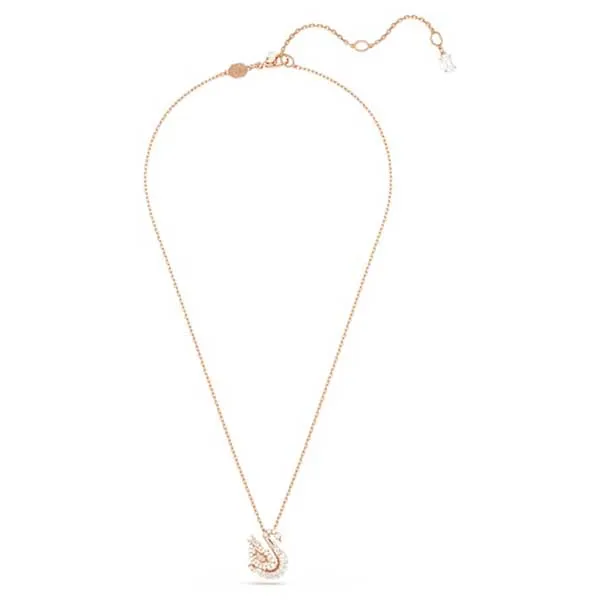 Dây Chuyền Nữ Swarovski Pendant Mixed Cuts, Swan, Pink 5732414 Màu Vàng Hồng