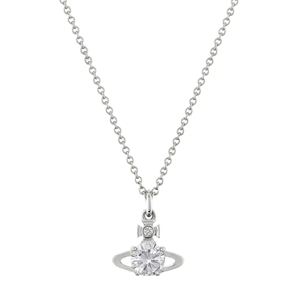 Dây Chuyền Nữ Vivienne Westwood Reina Pendant Necklace Màu Bạc - Trang sức - Vua Hàng Hiệu
