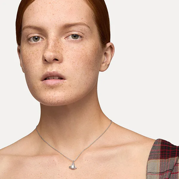 Dây Chuyền Nữ Vivienne Westwood Reina Pendant Necklace Màu Bạc - Trang sức - Vua Hàng Hiệu