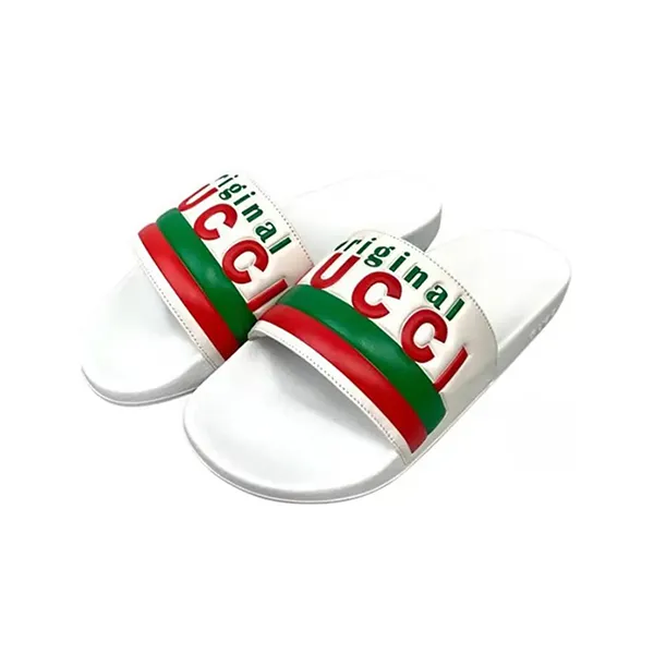Dép Gucci Slide Original White Màu Trắng