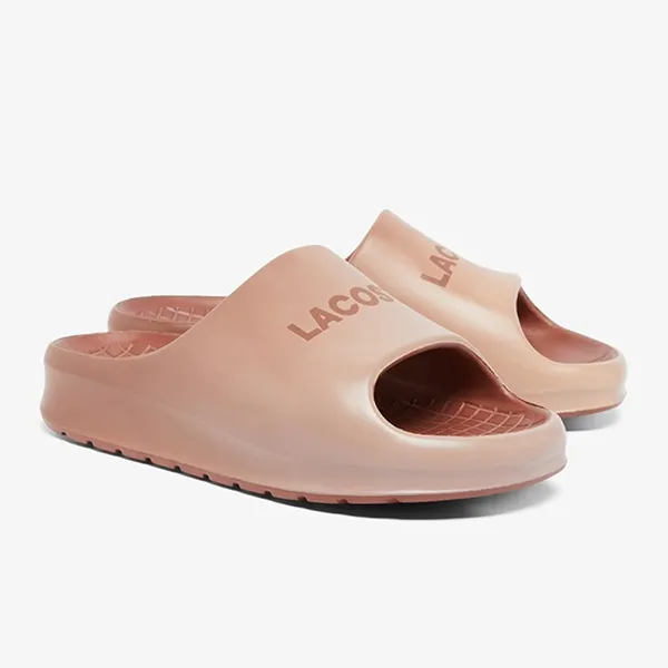 Dép Lacoste Serve Slide 2.0 49CFA0028 Màu Nâu Size 41 - Dép - Vua Hàng Hiệu