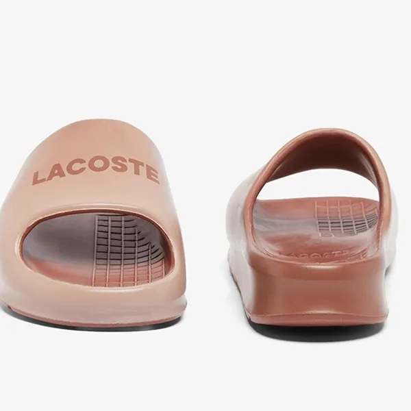 Dép Lacoste Serve Slide 2.0 49CFA0028 Màu Nâu Size 41 - Dép - Vua Hàng Hiệu