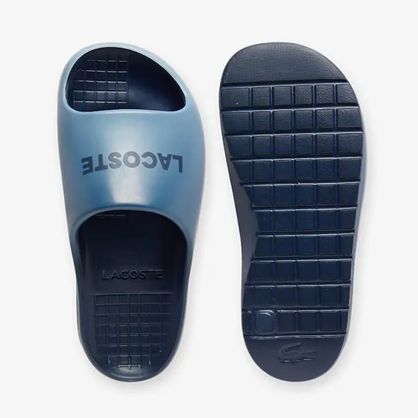 Dép Lacoste Serve Slide 2.0 49CFA0028 Phối Màu Xanh Size 40.5 - Dép - Vua Hàng Hiệu