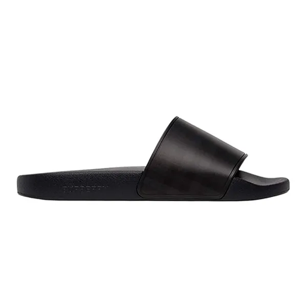 Dép Nam Burberry London Check Slides P80415031 Màu Đen Size 40