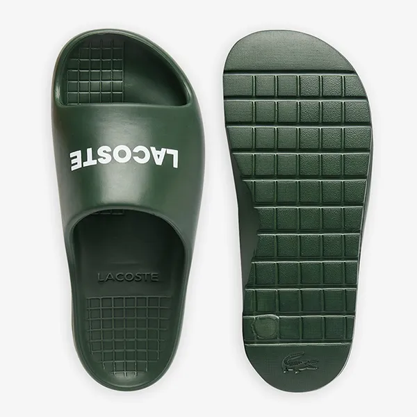 Dép Nam Lacoste Men's Serve Slide 2.0 49CMA0023 Màu Xanh Green Size 39.5