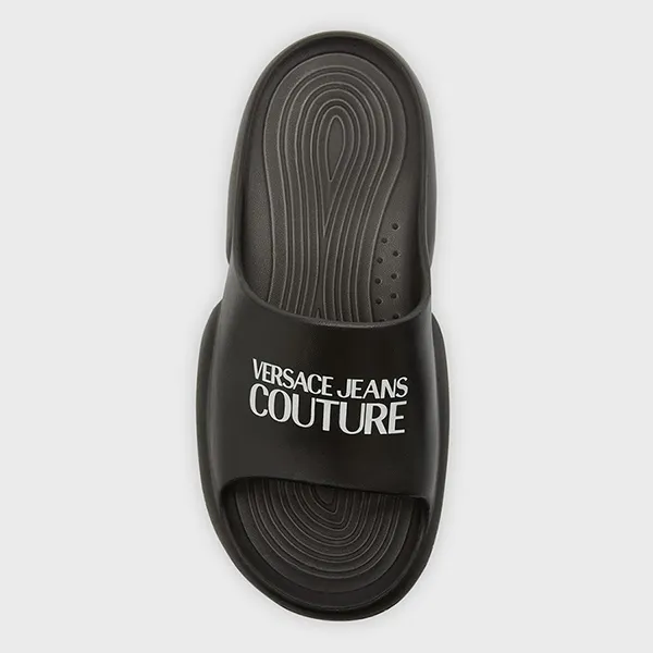 Dép Nam Versace Men's Tago Logo Rubber Pool Slides Màu Đen Size 39 - Dép - Vua Hàng Hiệu