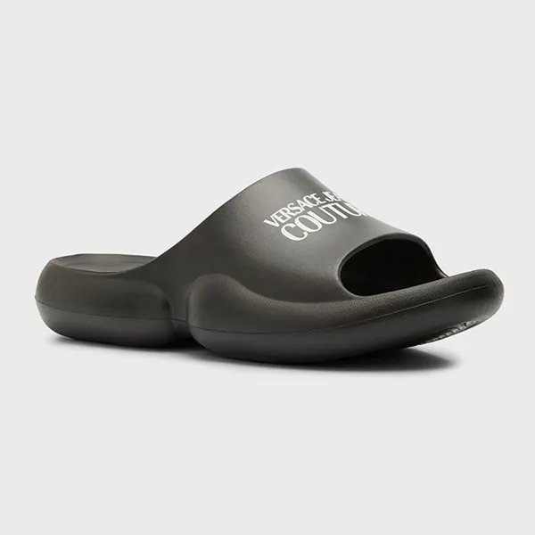 Dép Nam Versace Men's Tago Logo Rubber Pool Slides Màu Đen Size 39 - Dép - Vua Hàng Hiệu