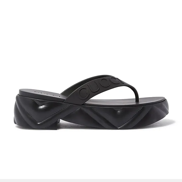 Dép Nữ Gucci Flip Flop 51 Platform Sandals Màu Đen Size 35 - Dép - Vua Hàng Hiệu